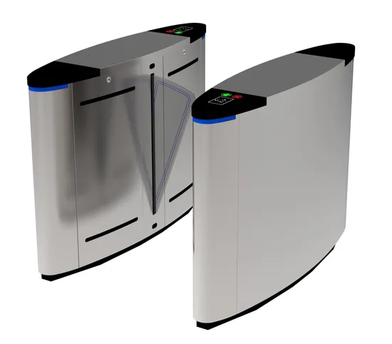 Tornello automatico con barriera a doppia direzione per il controllo degli accessi
