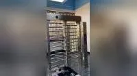 Barriera di controllo accessi ad alta sicurezza, accesso a corsia singola/doppia, tornello a tutta altezza